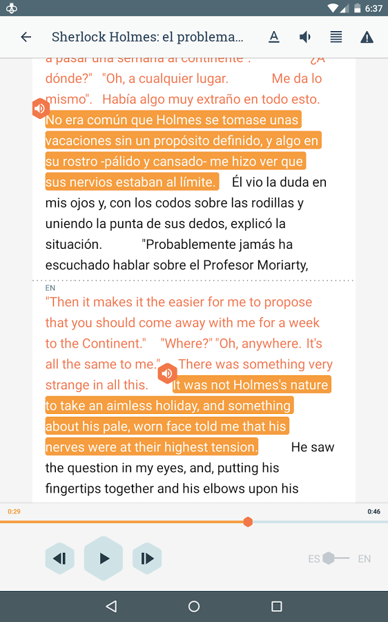 Android App Review: Beelinguapp: Learn Languages | GiveMeApps